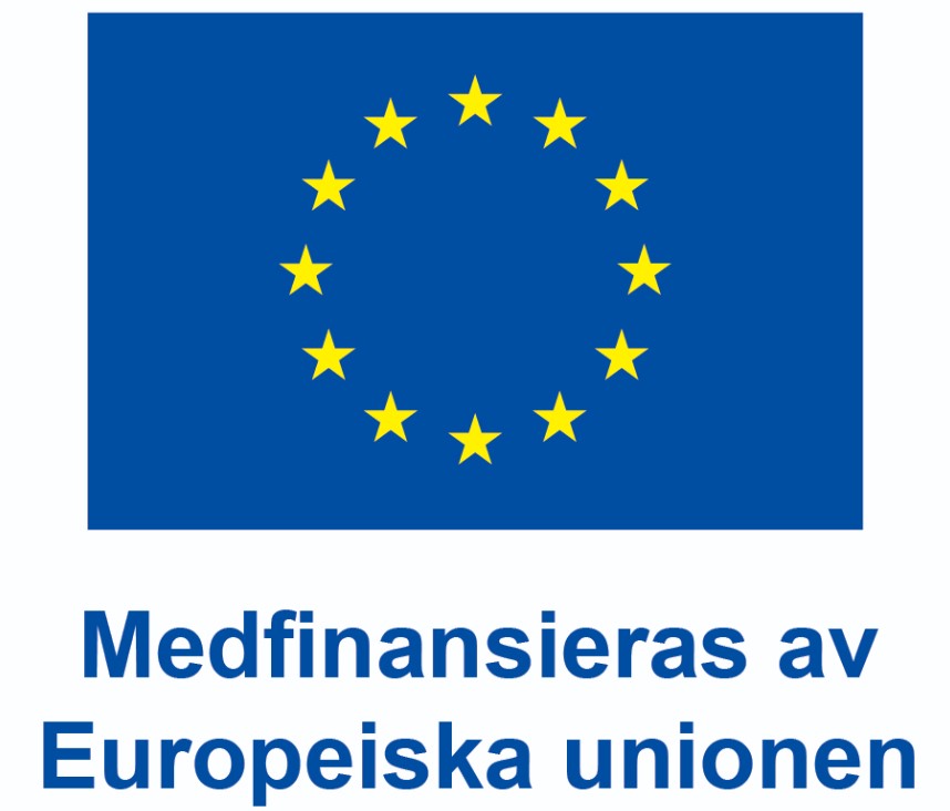 EU-logga med text medfinansieras av EU.