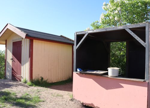 Lekstuga och kiosk