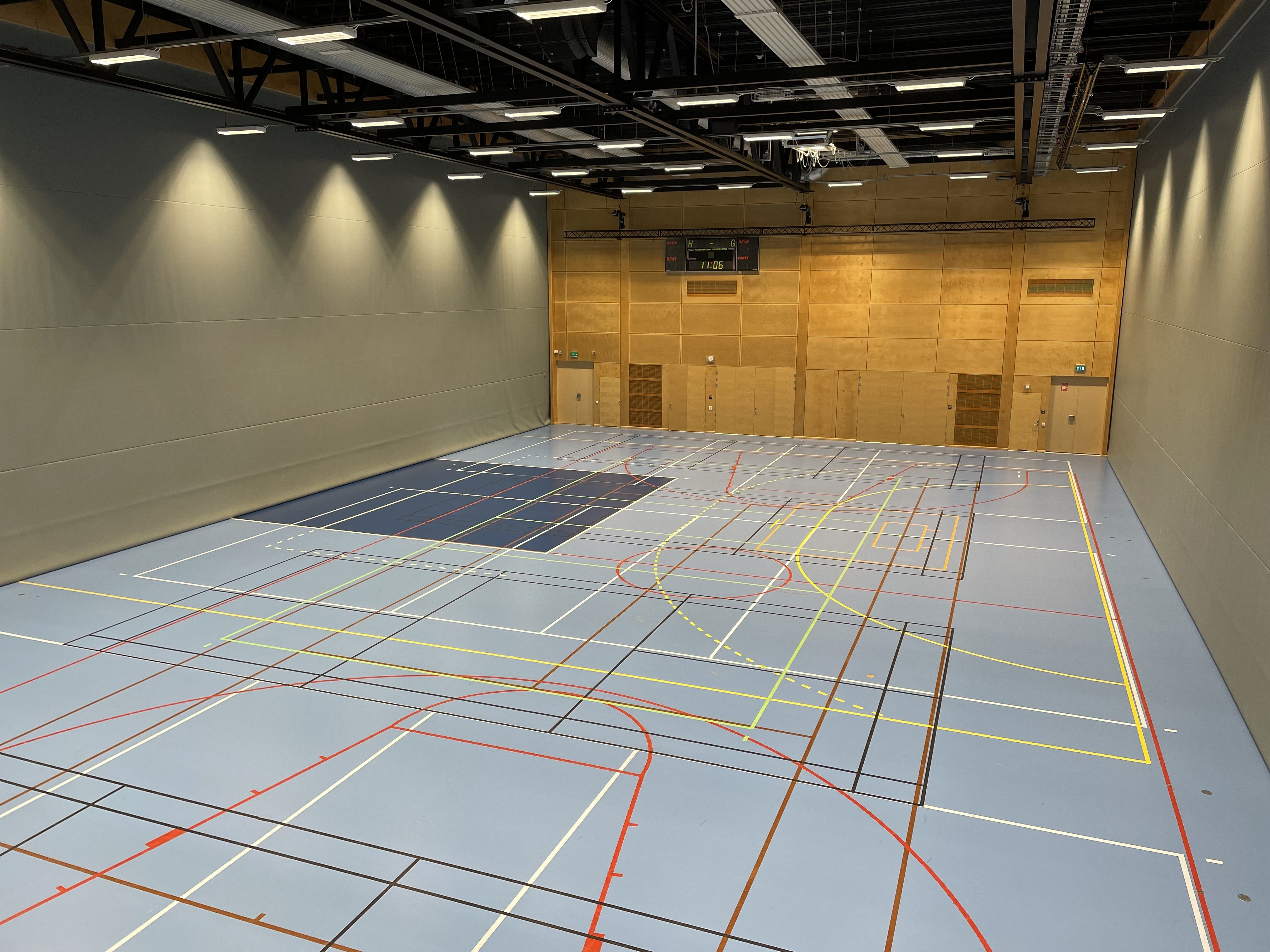 Idrottshall, Falkhallen, stora salen