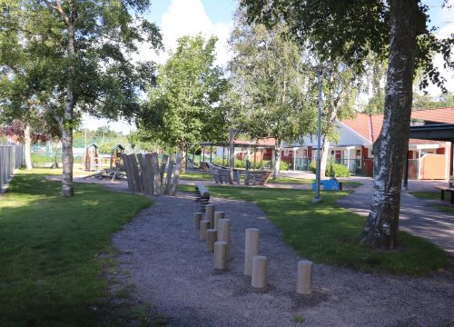 Balansbana i sand