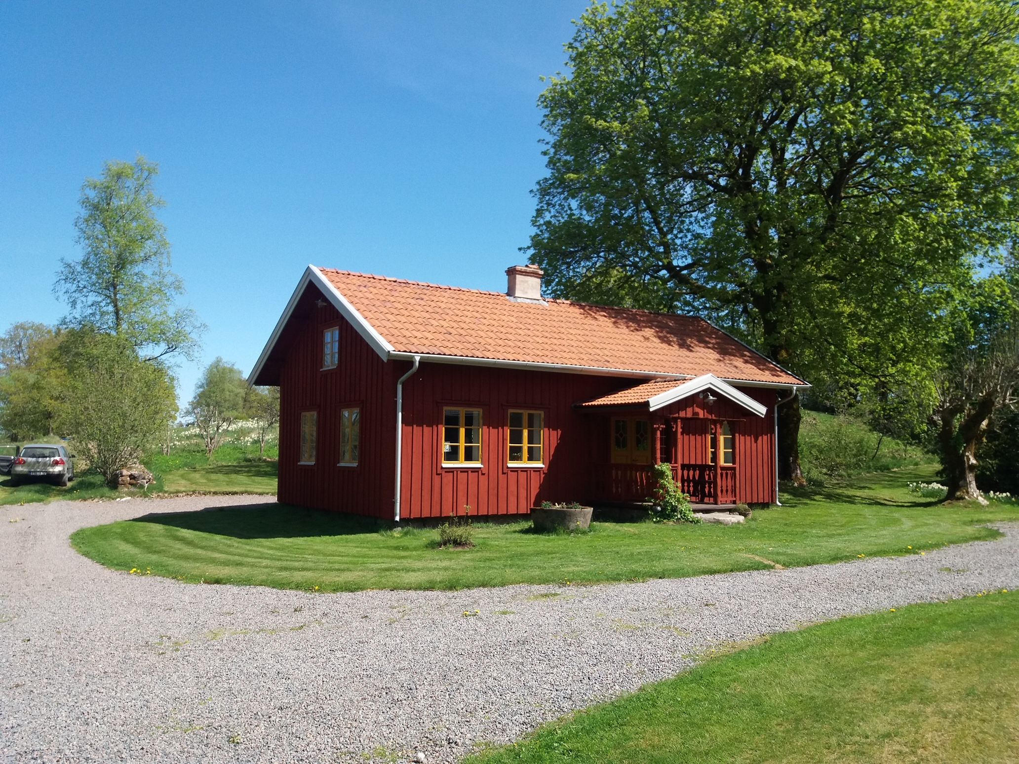Bild på huset i Greppered