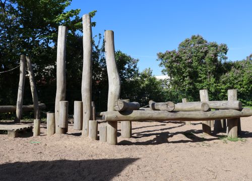 Balansbana i sand